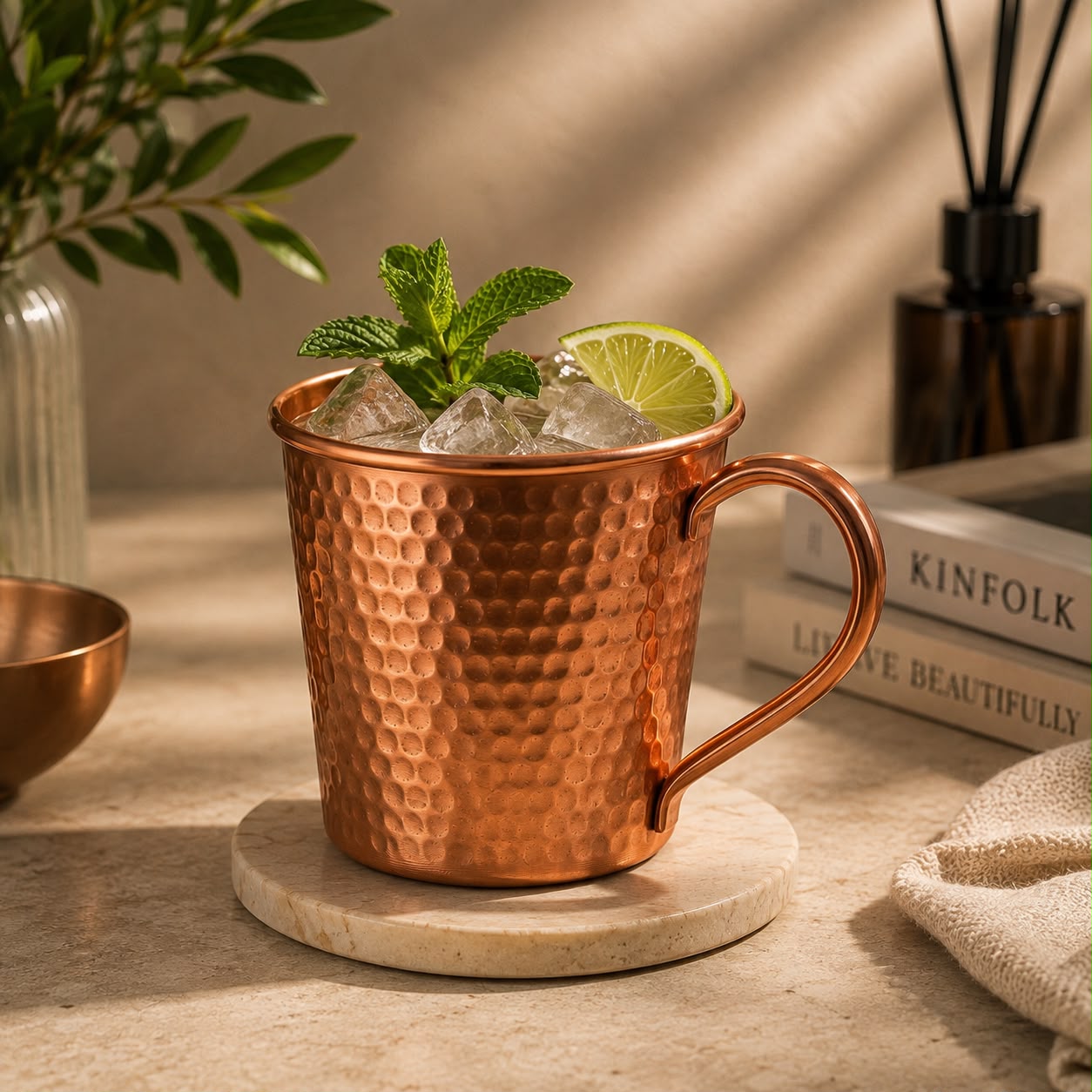 Handcrafted Pure Copper Mug