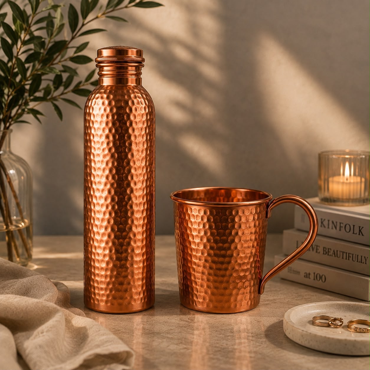Handcrafted Pure Copper Mug