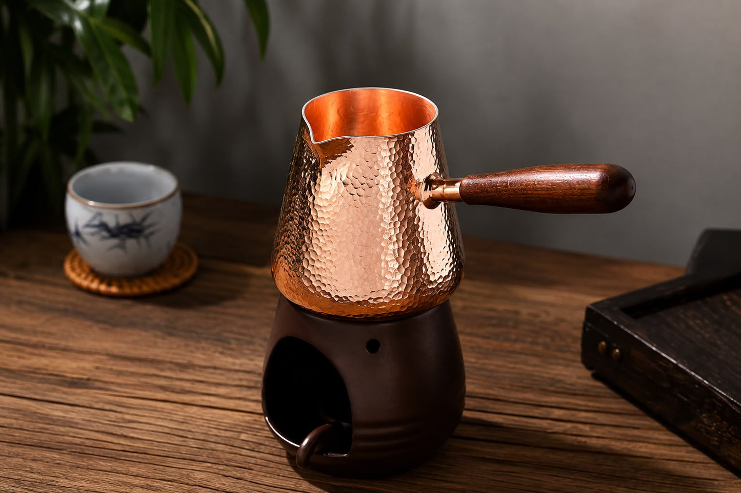 Handcrafted Pure Copper Coffee Pot